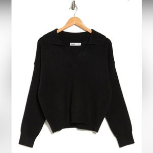 Johnny Collar Crop Sweater